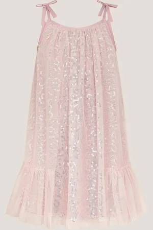 Monsoon Rosalee Sequin Tulle Swing Dress 7 Years (122cm)