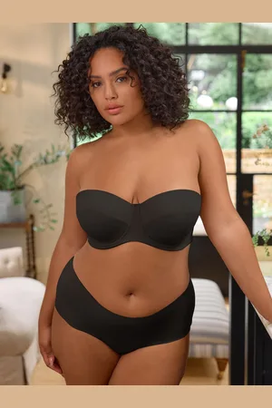 Next Black F-K Ultimate Support Lightly Padded Multiway Strapless Bra 34 F