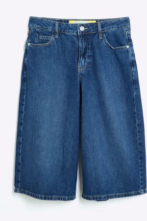 River Island Denim Longline 100% Cotton Jorts AU 6