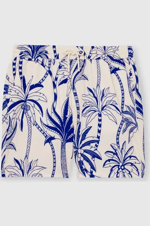 Reiss Ganetti Palm Print Swim Shorts XS