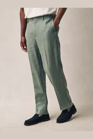 Next Green Slim Fit 100% Linen Suit Trousers 30W x 29L (UK 30 S)