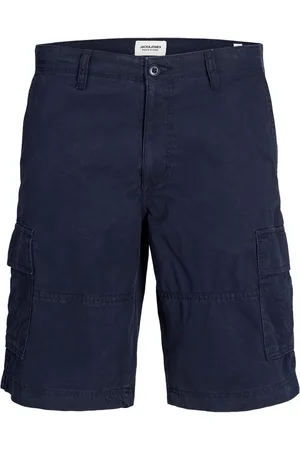 JACK & JONES Relaxed Fit 100% Cotton Cargo Shorts L