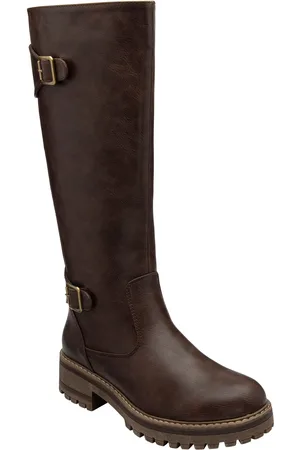 Lotus Brown Knee High Boots AU 7 (EU 38)