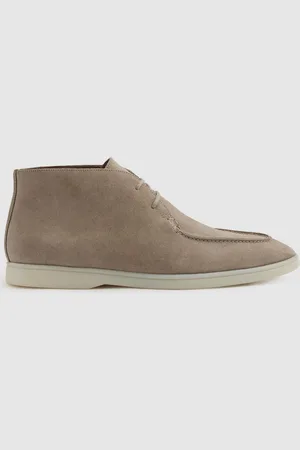 Reiss Light Stone Loftus Suede Chukka Boots AU 8 (EU 42)