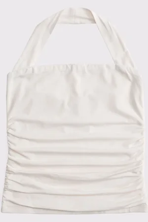 Abercrombie & Fitch Woven Halter Neck Top small