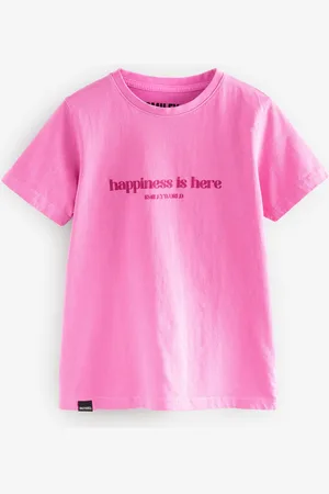 Smiley SMILEYWORLD Girls Graphic Relaxed 100% Cotton T-Shirt 8