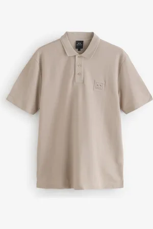 Armani Exchange Logo Label Polo Shirt L