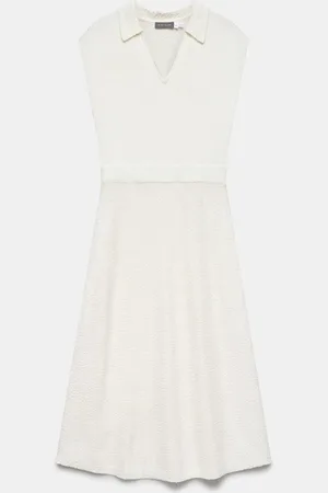 mint&berry Textured Midi Dress M