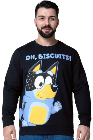 Character Blue Mens Sweatshirt large