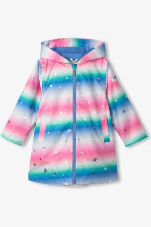 Hatley Blue Glitter Star A-Line Swing Jacket 3 Years (98cm)