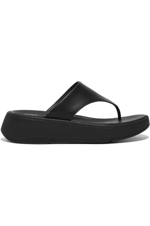 FitFlop F-Mode Leather Flatform Toe Post Sandals AU 9 (EU 41)