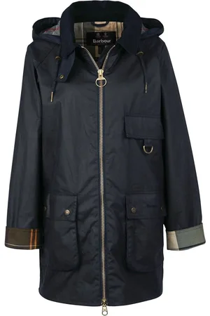 Barbour Blue Highclere Wax 100% Cotton Jacket AU 20