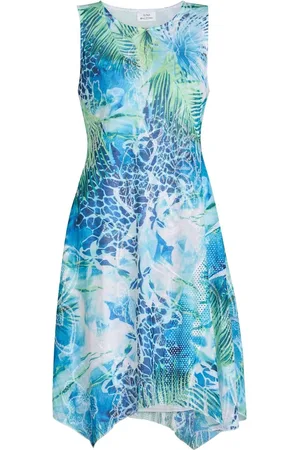 Gina Bacconi Eliana Floral Print Dress small