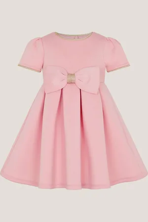 Monsoon Baby Short Sleeve Bow Dress 3