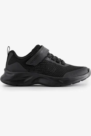 Skechers Black Dynamatic Swift Tread School Trainers AU 1 (EU 33.5)