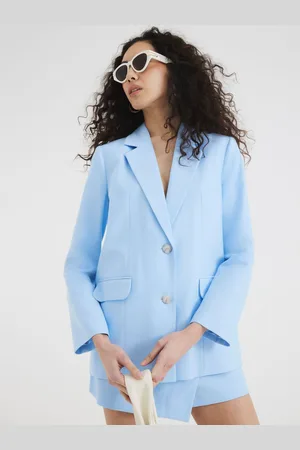 River Island Blue Oversized Blazer 6