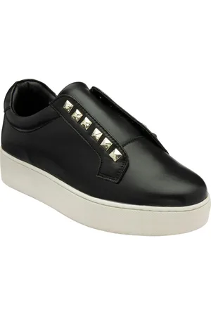 Ravel Black Leather Slip-On Trainers AU 7 (EU 38)