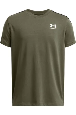 Under Armour Green Sportstyle Taped Short Sleeve T-Shirt 9