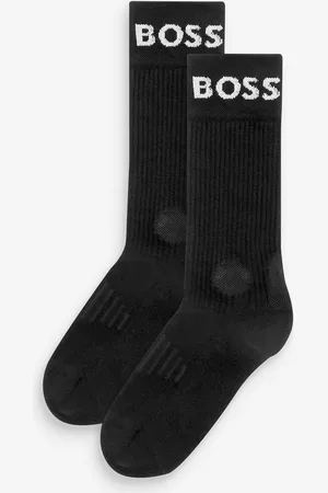 HUGO BOSS Black Quarter Length 2 Pack Socks S-M