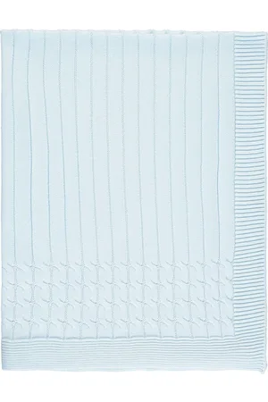 Emile et Rose Cable Knit Baby 100% Cotton Blanket one