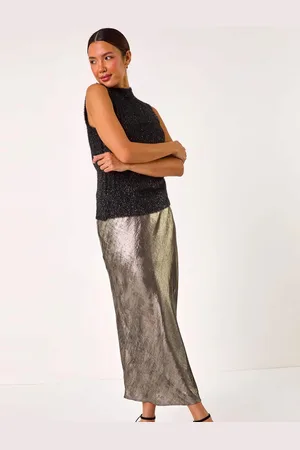 Roman Bias Cut Midi Skirt AU 10