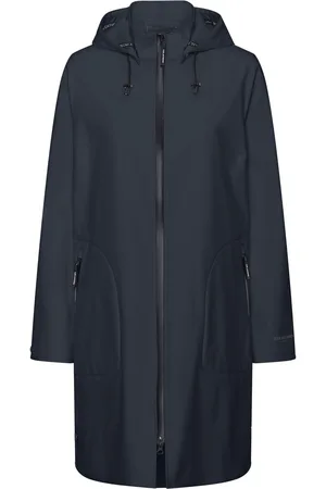 Ilse Jacobsen Waterproof A Line Softshell Raincoat AU 16