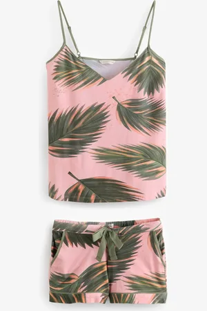 Cyberjammies Pink Printed Cami and Sleep Shorts AU 10