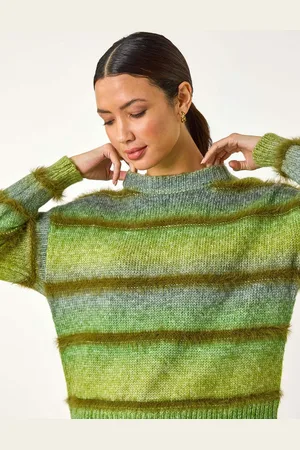 Roman Green Ombre Stripe Knit Jumper One