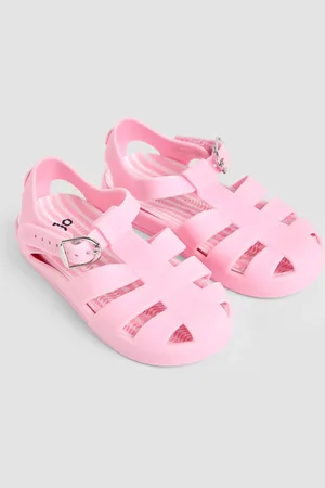 JoJo Maman Bébé Pink Jelly Sandals uk9eu265