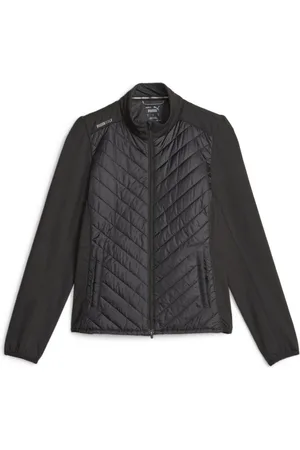 PUMA Black Frost Golf Quilted Womens Jacket L