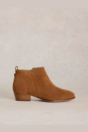 White Stuff Brown Willow Suede Ankle Boots AU 5.5 (EU 36)