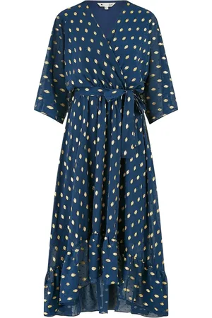 Yumi Sequin Kimono Midi Wrap Dress AU 18