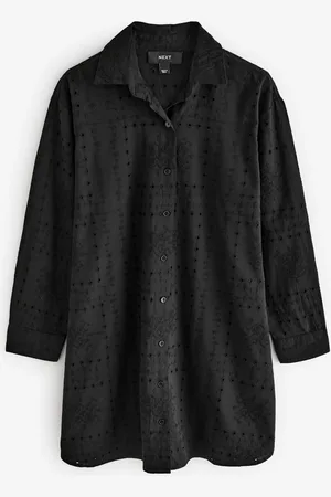 Next 100% Cotton Beach Shirt Cover-Up AU 10 Tall