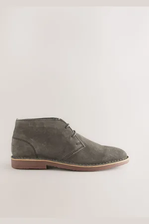 Next Light Grey Suede Desert Boots AU 13 (EU 48)