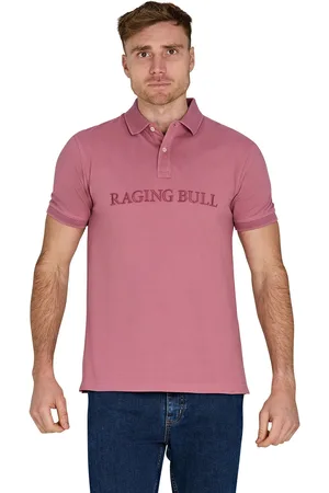 Raging Bull 100% Cotton Tonal Embroidered Pique Polo Shirt XL