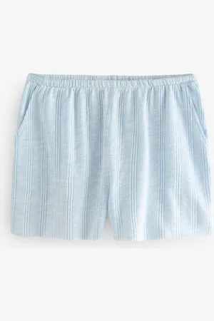 Next Soft Rib Stripey Shorts AU 6