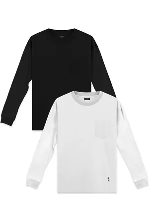 Religion Black 100% Cotton Heavyweight Pocket T-Shirts 2 Pack M
