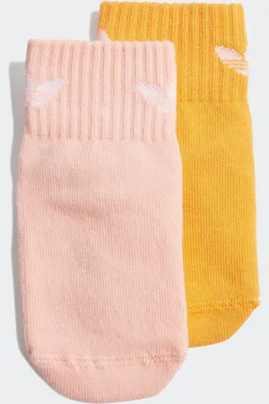adidas Orange/Pink Kids Anti Slip Socks 4.5-5.5