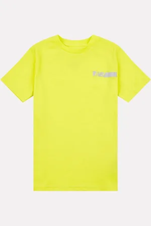 New Balance Yellow Boys Reflective Flying T-Shirt 9
