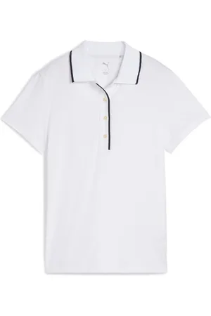 PUMA Womens Cloudspun Bridges Short Sleeve Golf Polo Shirt L