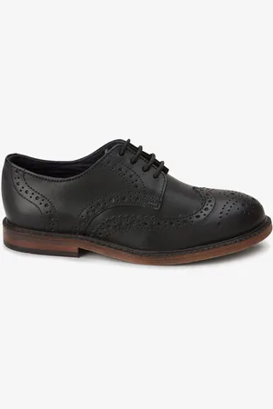 Next Standard Fit (F) Leather Laceup Brogue Shoes AU 10 (EU 44)