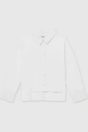 Reiss Kiari 4-9 yrs Cotton-Poplin Button-Down Shirt 6