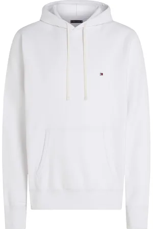 Tommy Hilfiger Essential Fleece White Hoodie XL