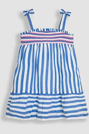 JoJo Maman Bébé Smocked Bodice Pretty Sun Dress 4