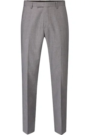 Skopes Silver Harcourt Tapered Fit Suit Trousers 38W x 31L (UK 38 R)