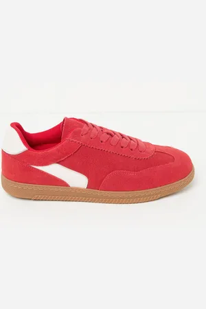 Fat Face FatFace Red Fia Retro Trainer AU 8 (EU 39)