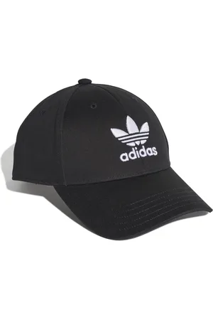 adidas Black Trefoil 100% Cotton Baseball Cap One