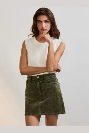 Next Corduroy Mini Skirt AU 18 XL Tall