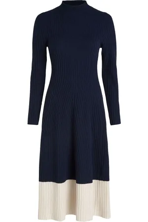 Tommy Hilfiger Curve Slim Midi Jumper Dress with Cashmere AU 18