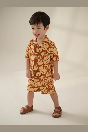 Next Short Sleeves Printed Shirt and Shorts Set (3mths-7yrs) 1.5
